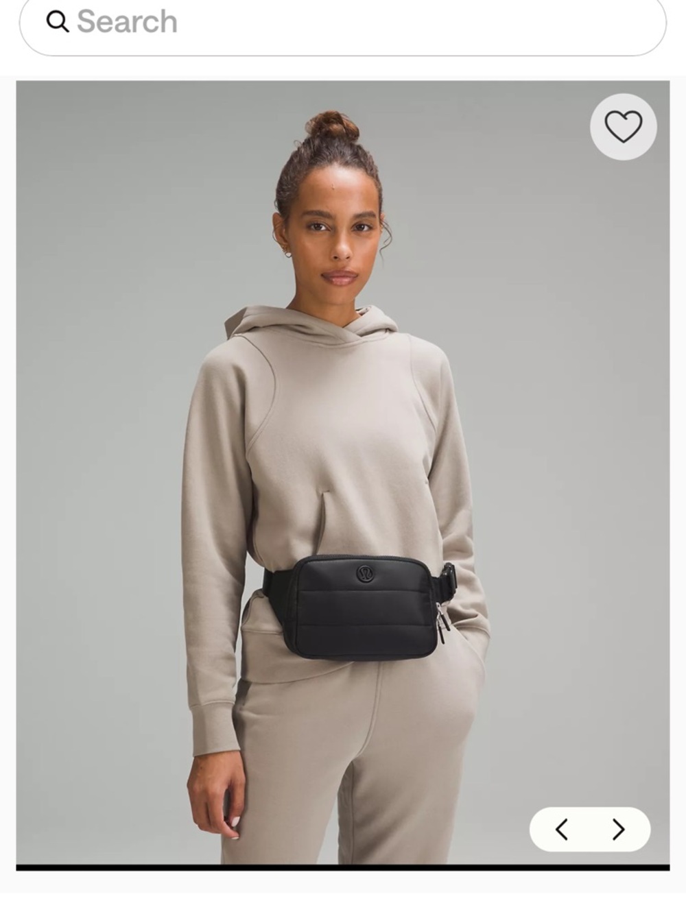 EUC lululemon Everywhere Belt Bag Large *Wunder Puff in black style LU9BH0S - Picture 7 of 13